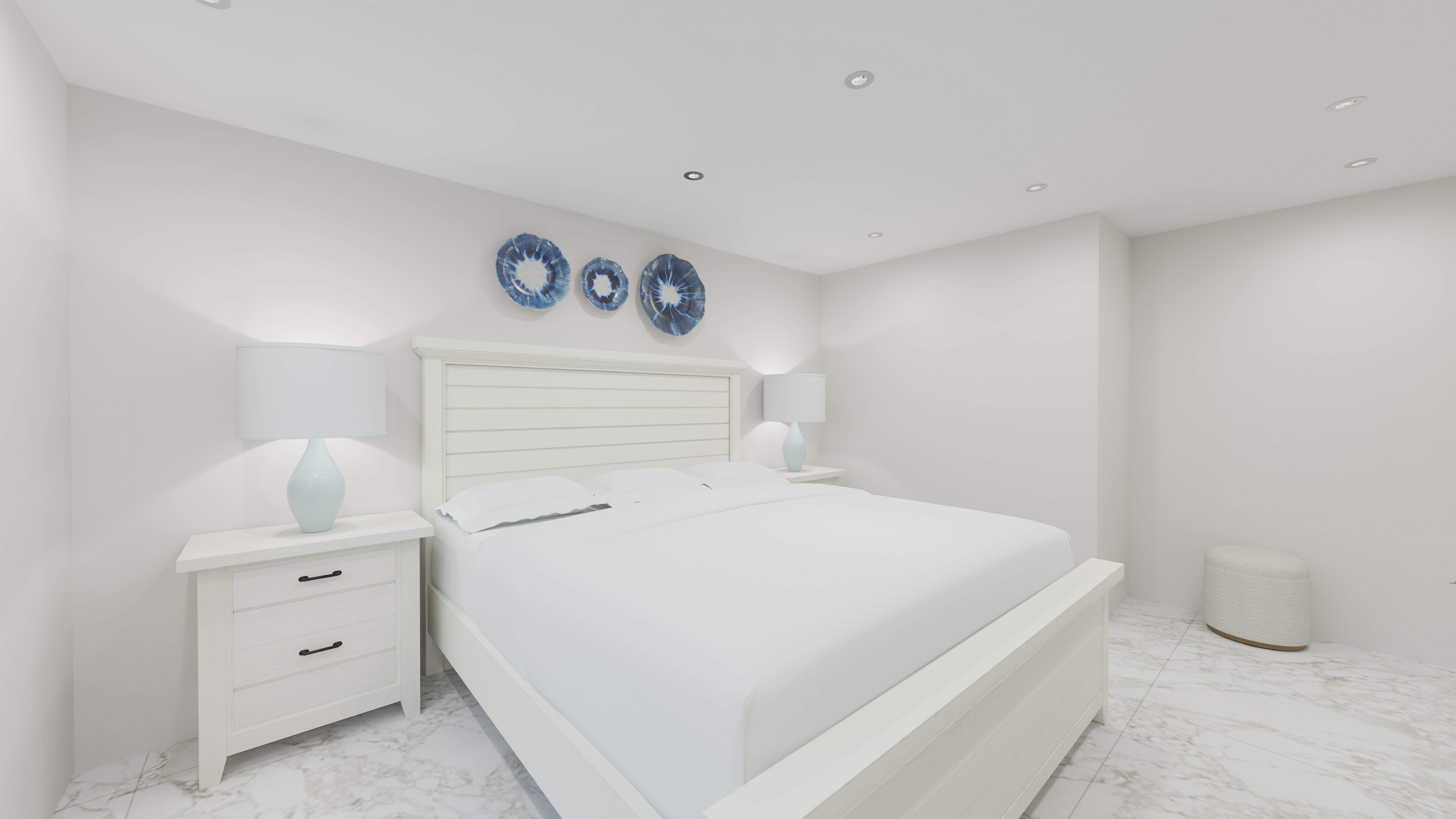 Additional luxury interior perspective render.