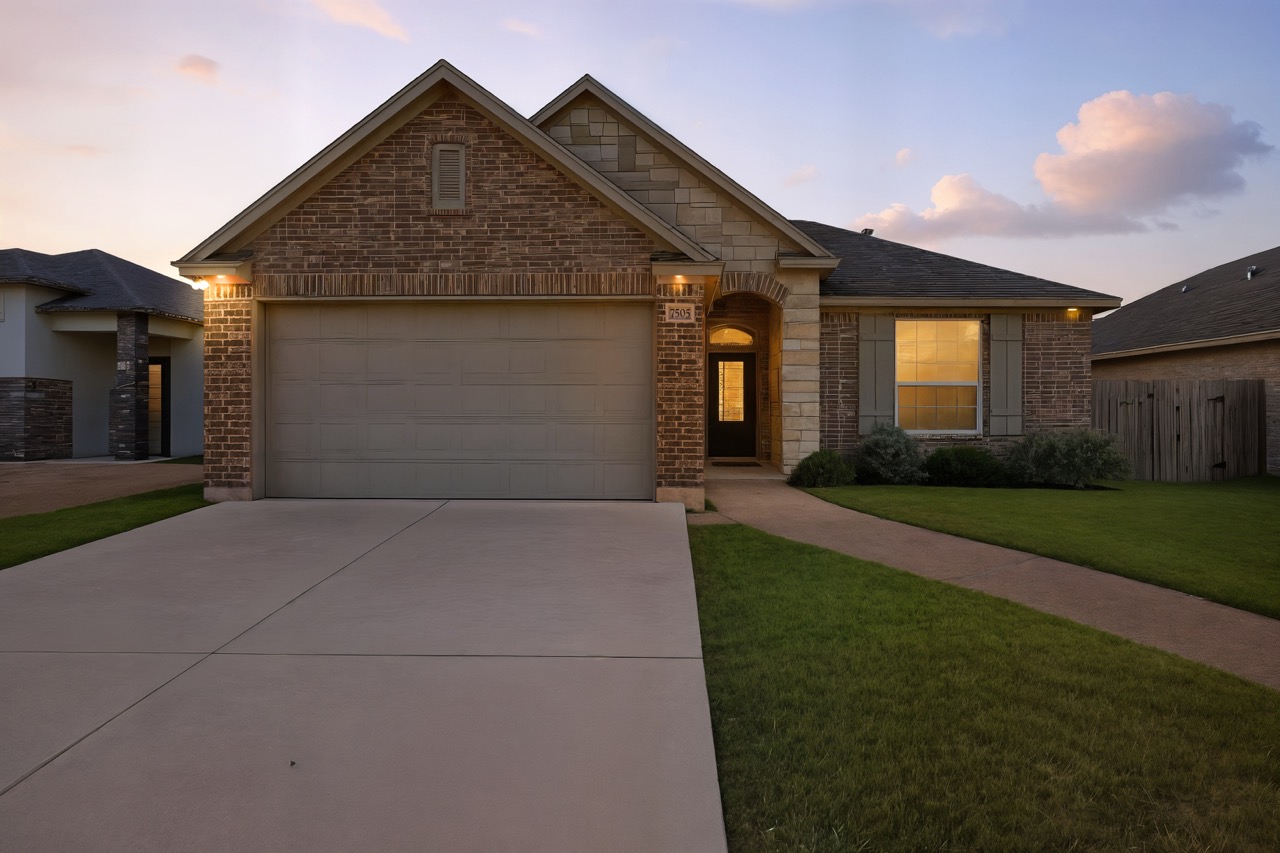 brick home twilight edit