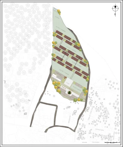 Cuetzalan rural housing site plan