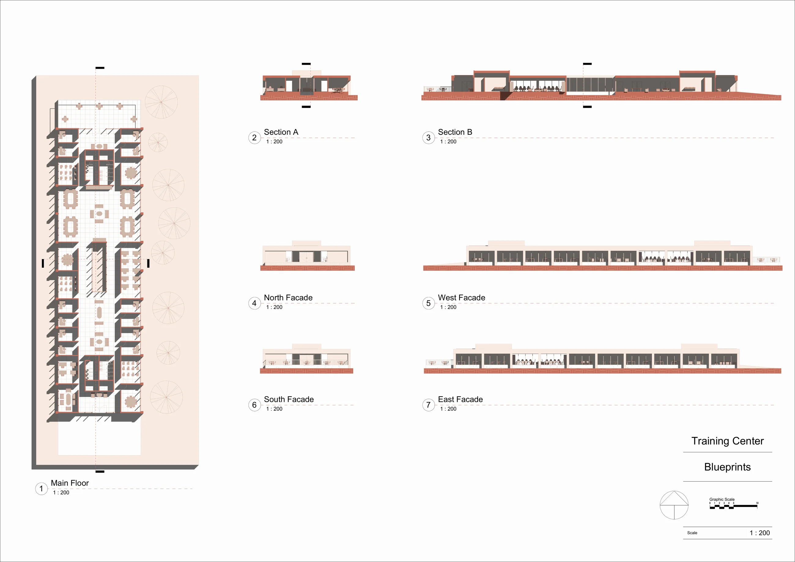 Architecture blueprint sheet for Cocula, Jalisco