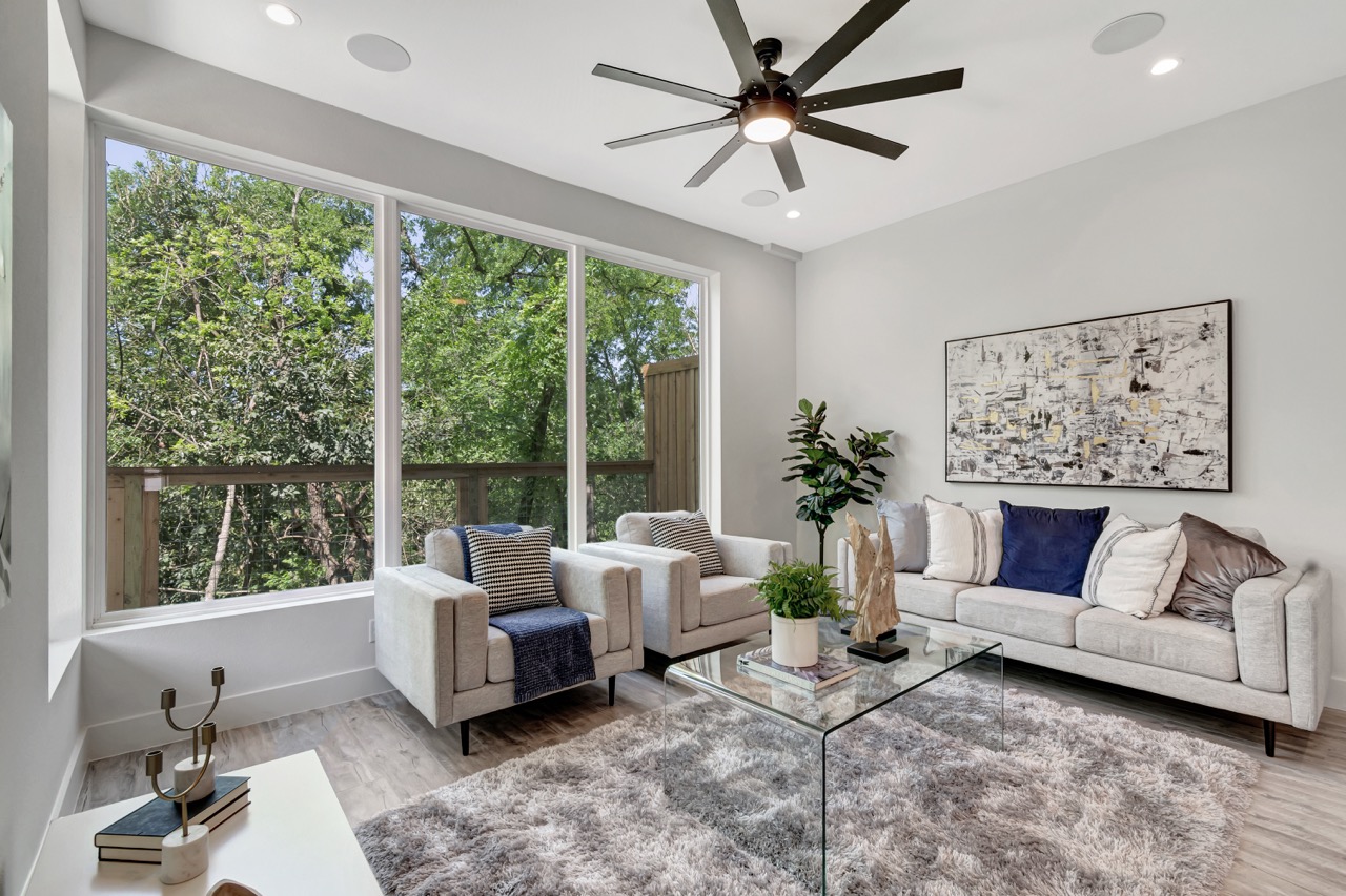 Hill Country Staged Living Area