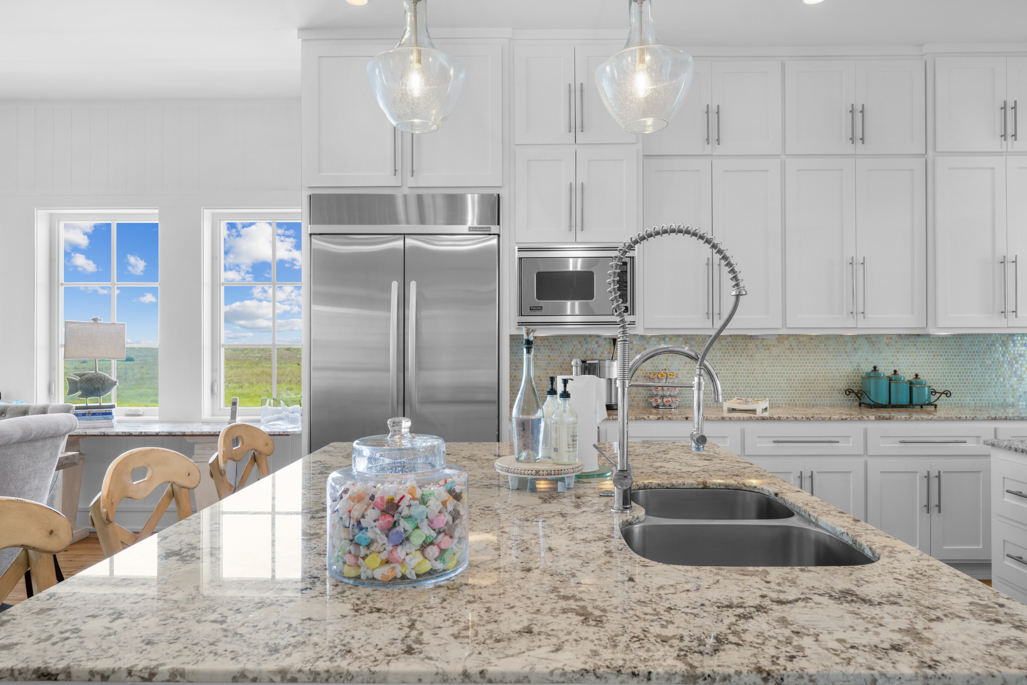 Modern kitchen island