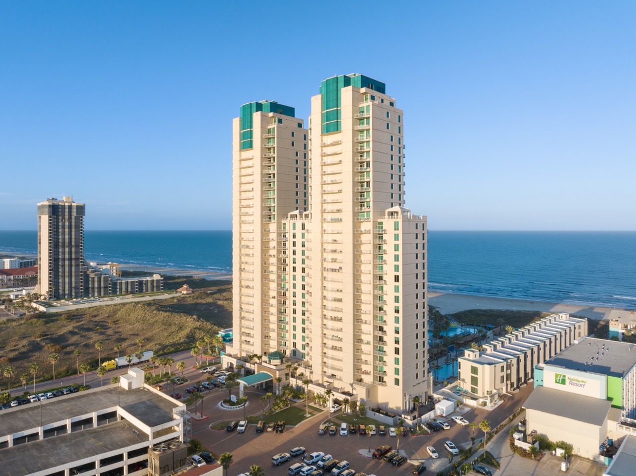 High rise building exterior