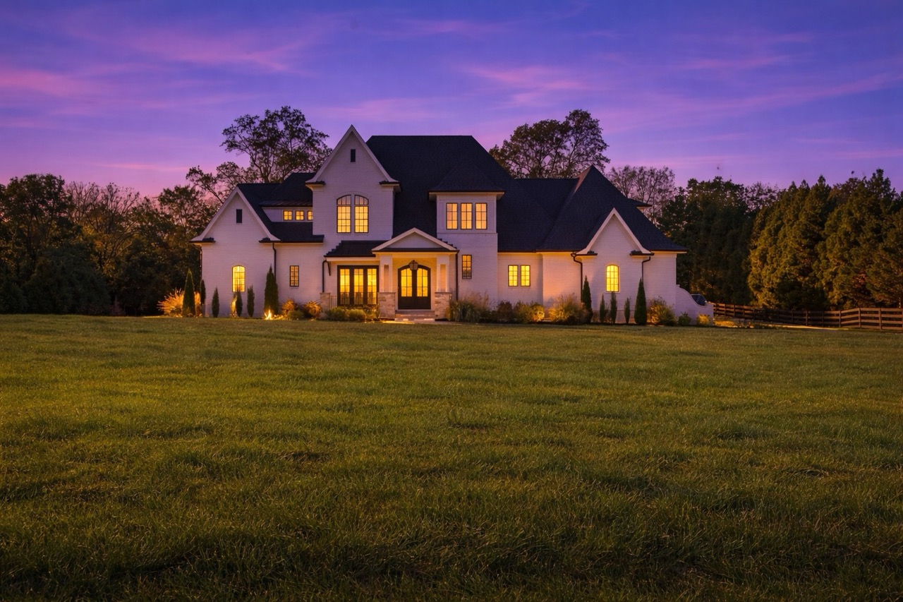 Luxury Home Exterior Twilight