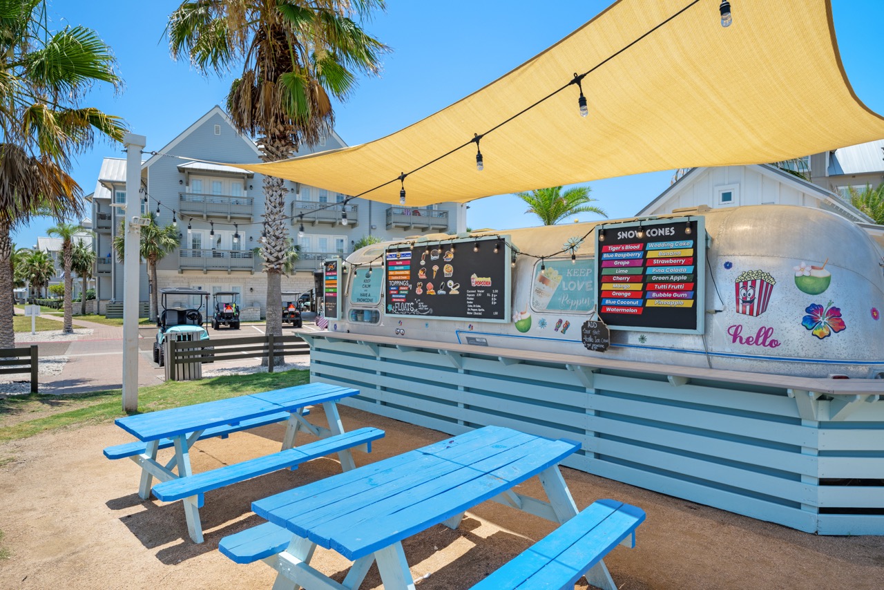 Exterior outdoor seating area