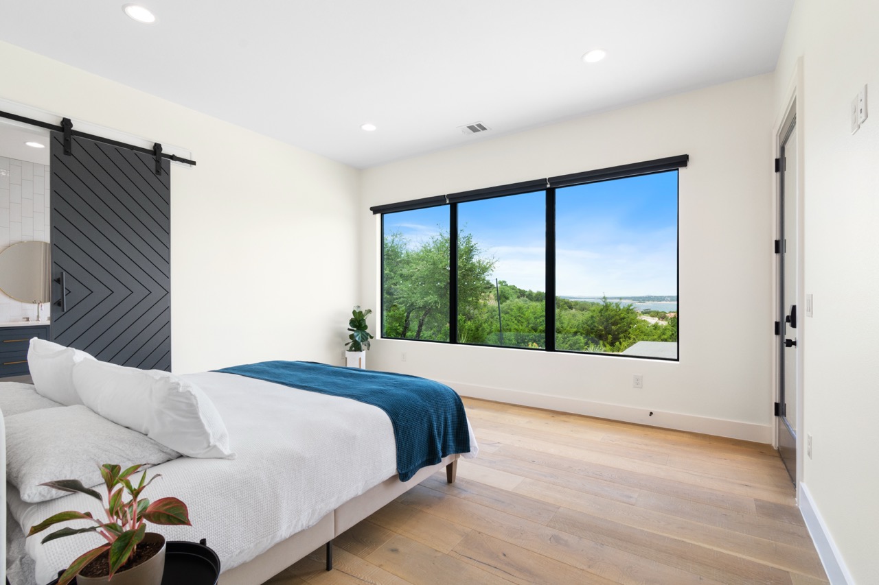 Interior bedroom with minimalist design
