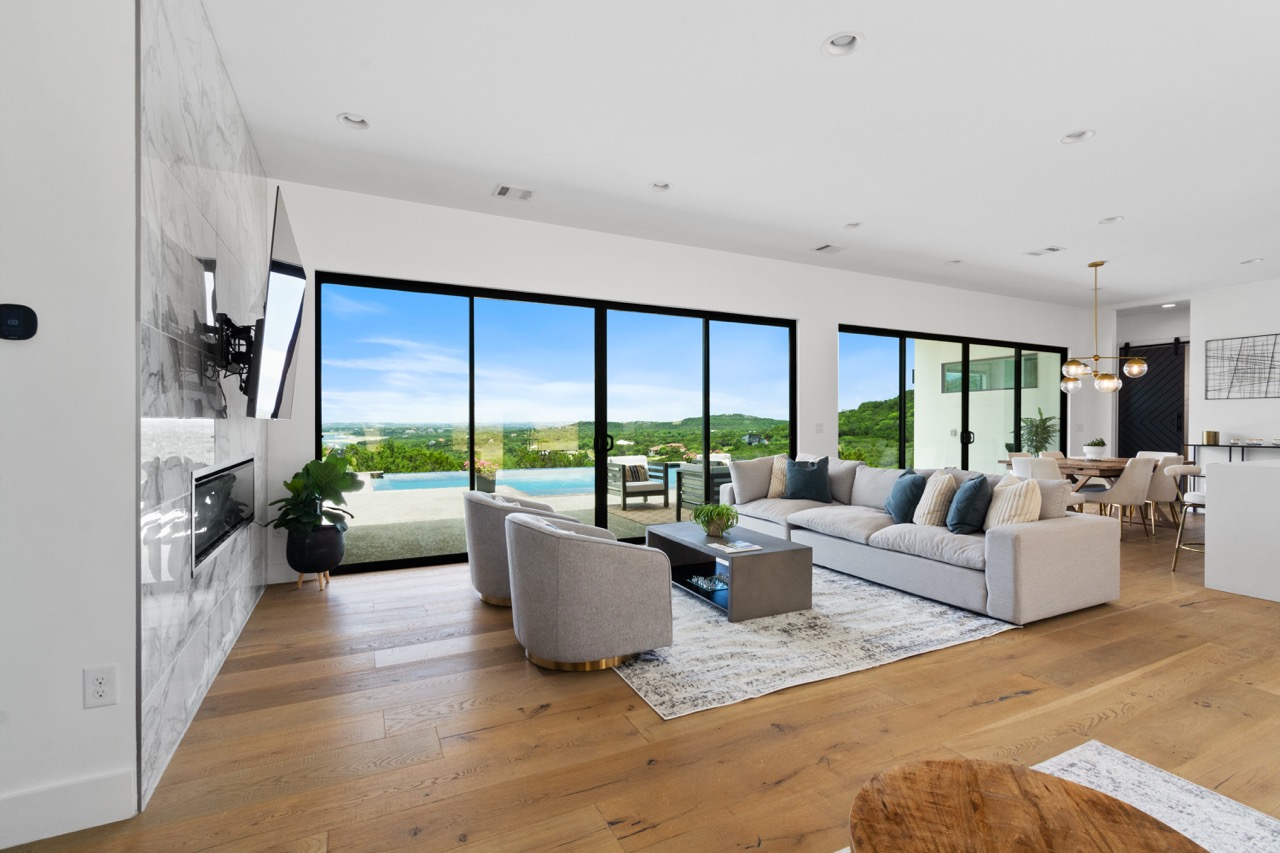 Interior modern living room