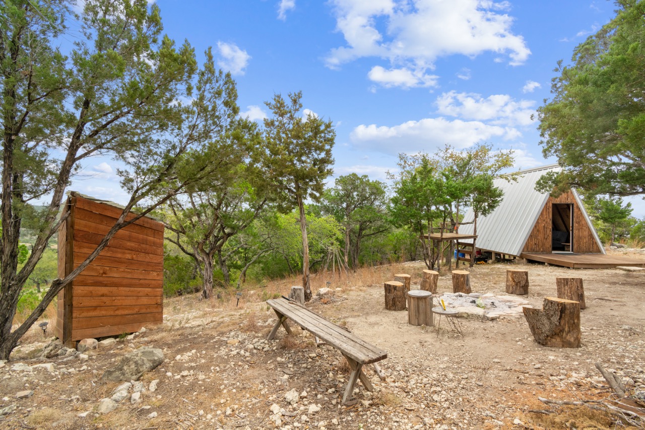 Exterior rustic outdoor area