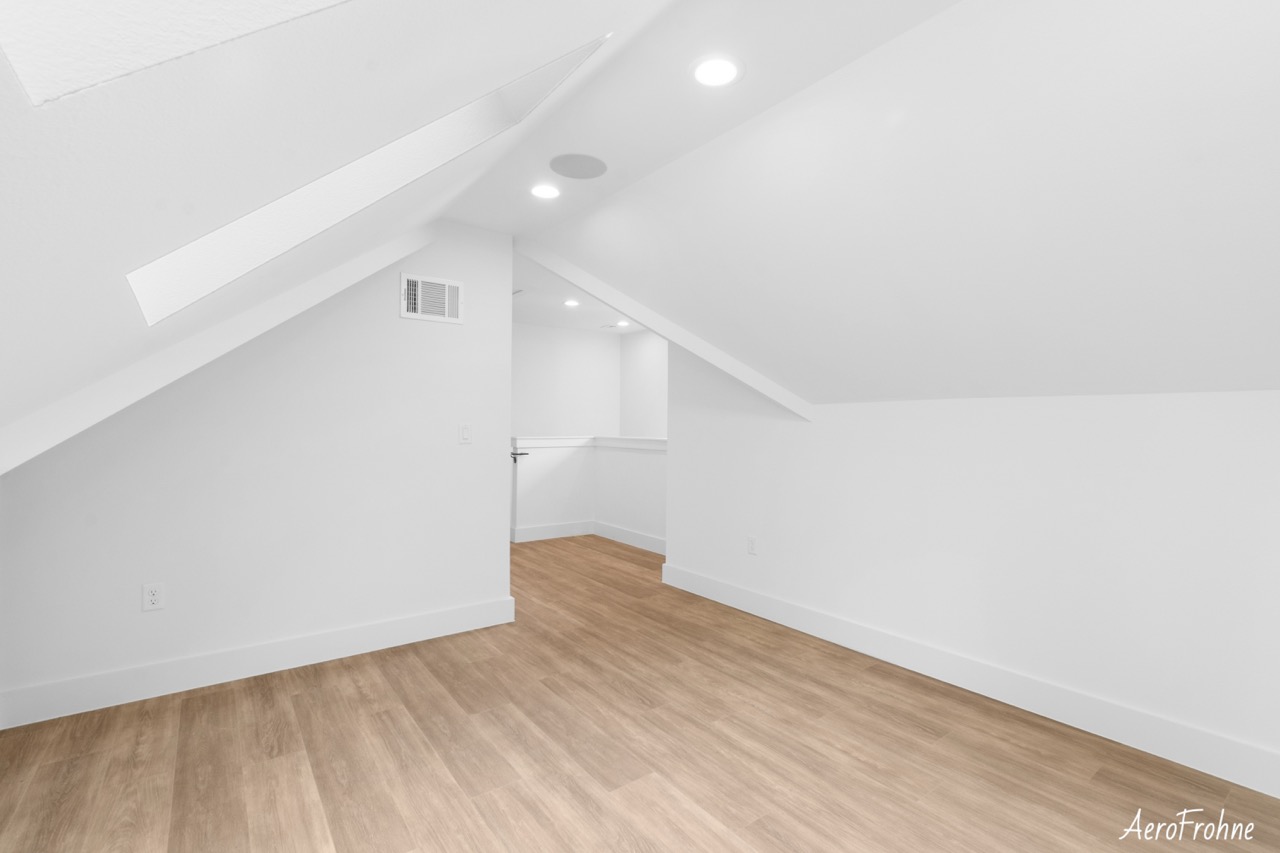 Interior open loft area