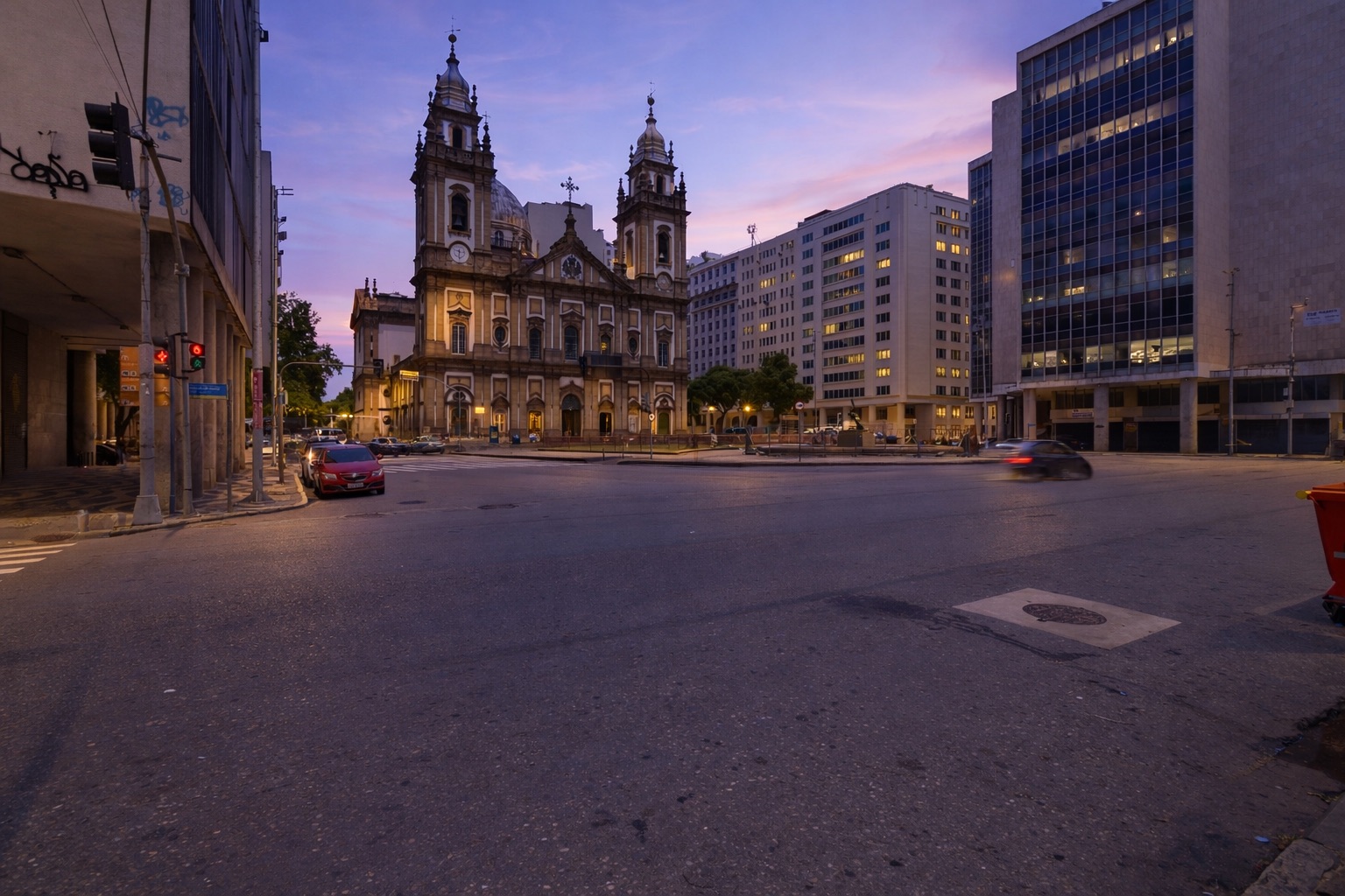 Candelária Church at Twilight