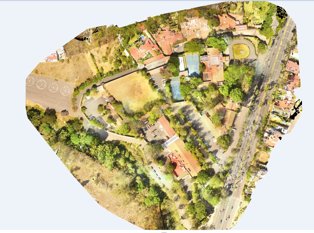 Aerial support for land surveying in Puerto Vallarta, Jalisco