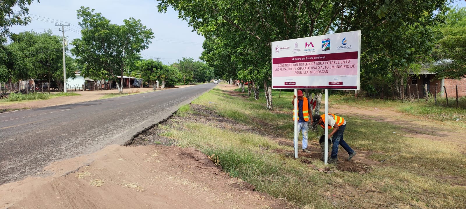 Land surveying support for projects in Los Reyes, Michoacán