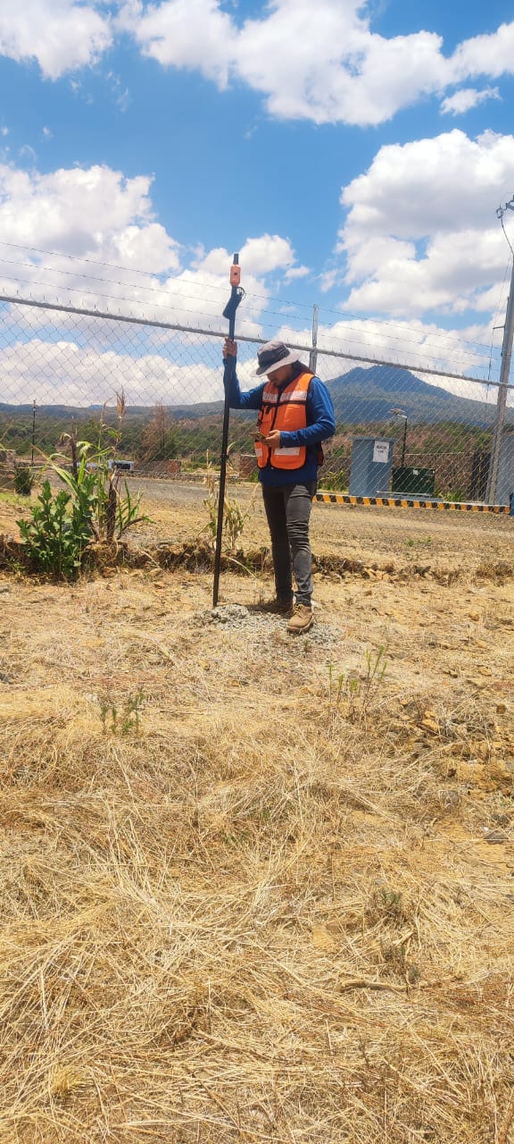 Field control for land surveying in Morelia, Michoacán